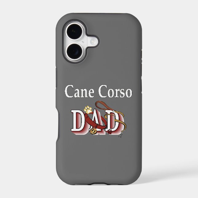 Cane Corso Dad Iphone Case (Back)