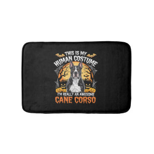 Cane Corso Dog Awesome Costume Halloween Bath Mat