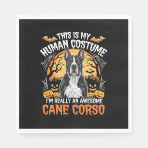 Cane Corso Dog Awesome Costume Halloween Napkins
