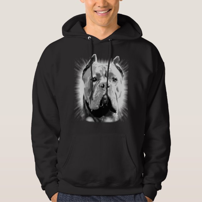 Cane corso dog Basic Hooded Sweatshirt (Front)