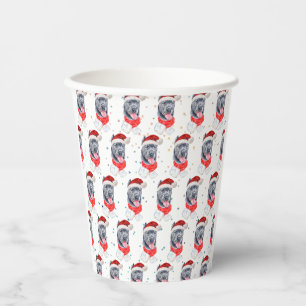 Cane Corso Dog Breed Christmas Stars Paper Cups