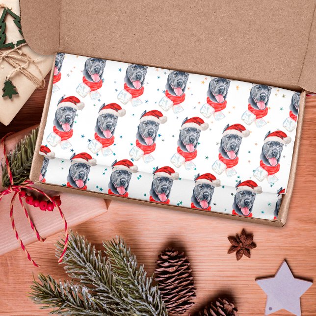 Cane Corso Dog Breed Christmas Stars Tissue Paper (Creator Uploaded)