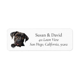 Cane Corso Dog Breed Pet Lovers Label