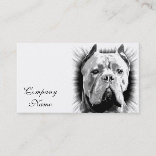 Cane Corso Dog Business Card