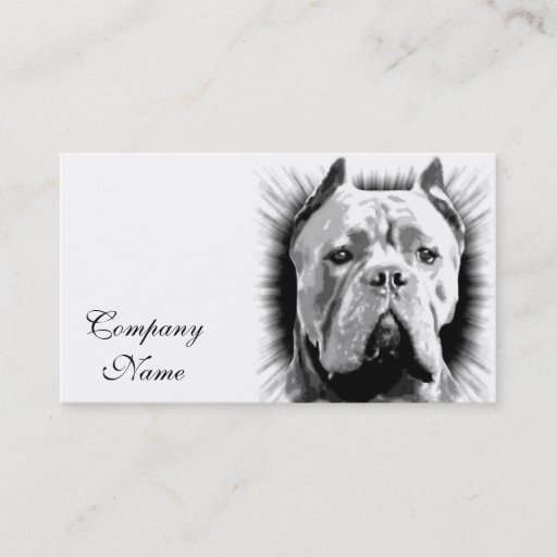 Customizable Cane Corso Dog Business Card Templates