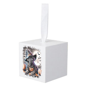 Cane Corso Dog Halloween Cube Ornament