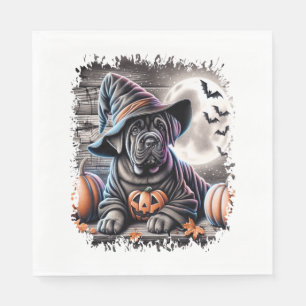 Cane Corso Dog Halloween Napkins