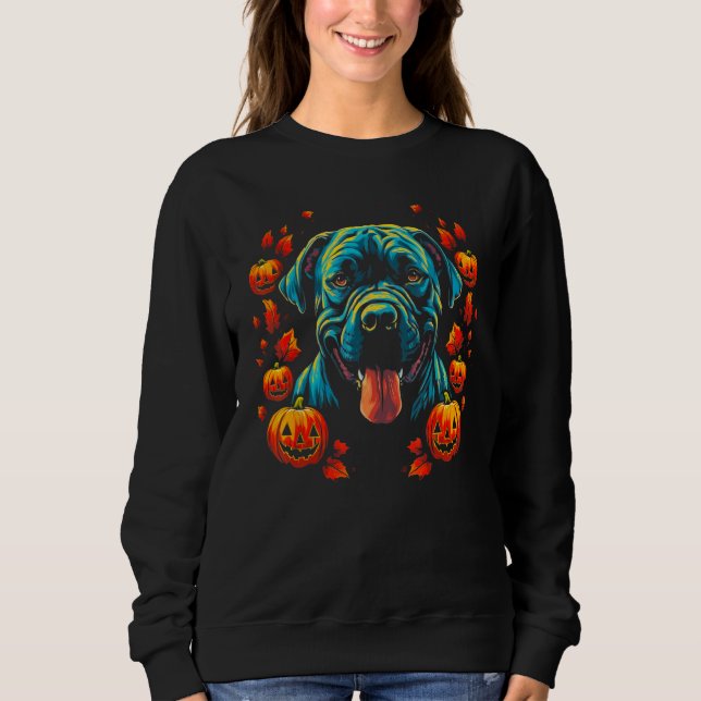 Cane Corso Dog Halloween Sweatshirt (Front)