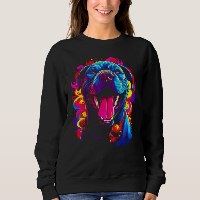 Cane Corso Dog Happy 1 Sweatshirt (Front)