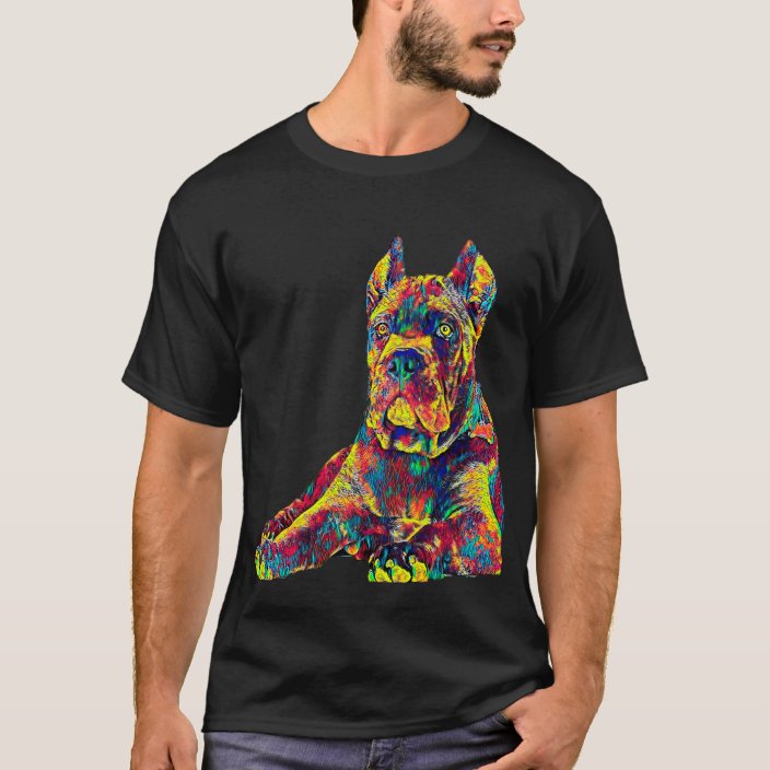 Cane Corso Dog Italian Mastiff Color Pet T Shirt Zazzle Com