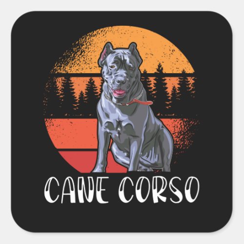 Cane Corso Dog Owner Cane Corsos Square Sticker