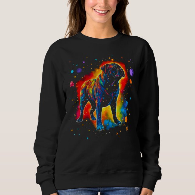Cane Corso Dog Space Sweatshirt (Front)