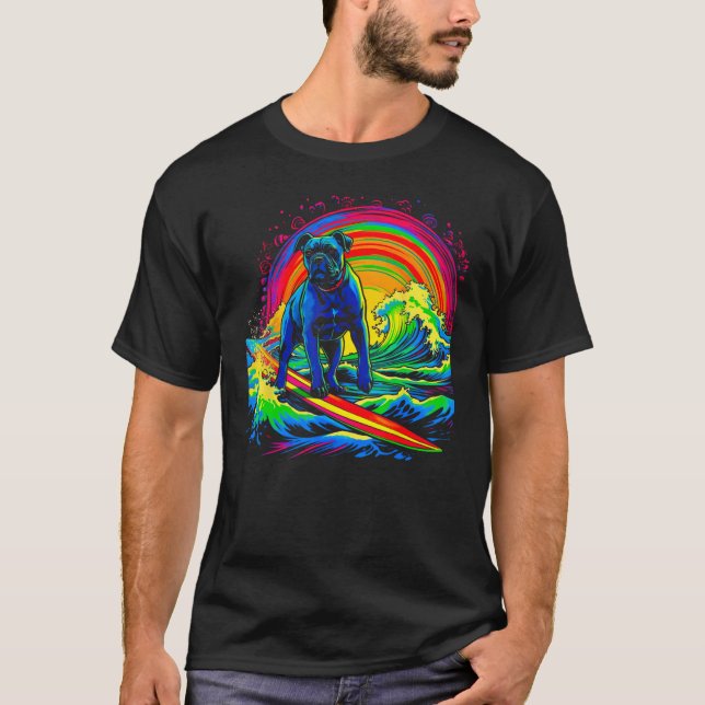 Cane Corso Dog Surf T-Shirt (Front)