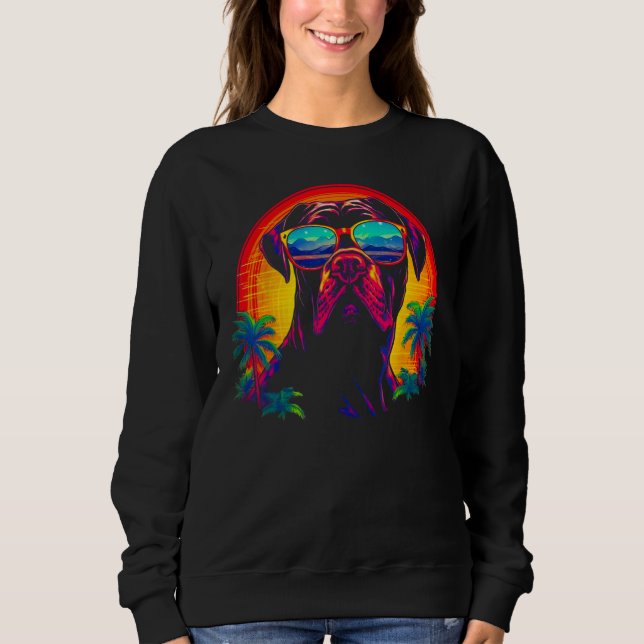Cane Corso Dog Vacation Sweatshirt (Front)