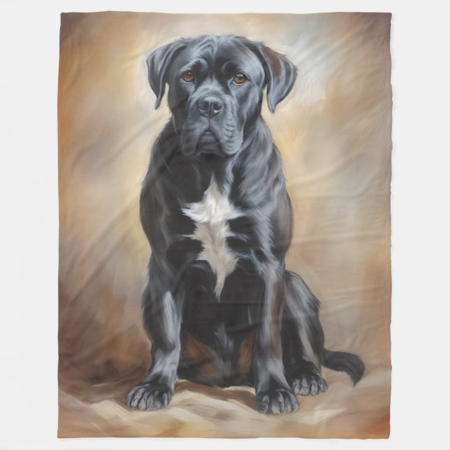 Cane Corso Fleece Blanket (Front)