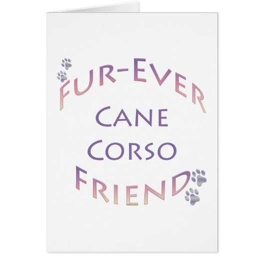 Cane Corso Furever Cards (Front)