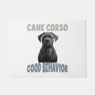 Cane Corso Good Behavior Dog Training Doormat