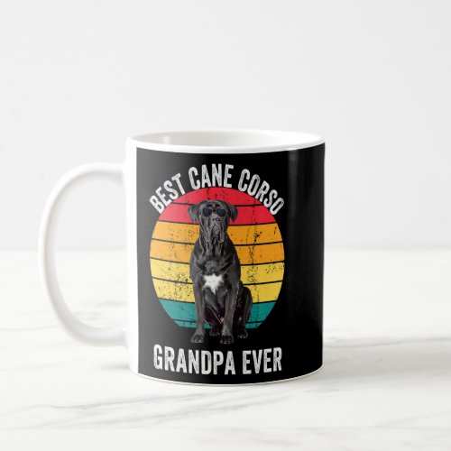Cane Corso Grandpa Vintage Cane Corso Dog  Owner F Coffee Mug