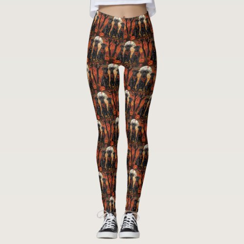 Cane Corso Halloween Spooky Leggings