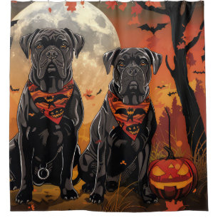 Cane Corso Halloween Spooky Shower Curtain