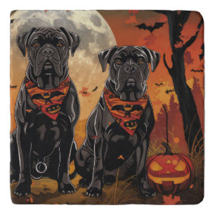 Cane Corso Halloween Spooky Trivet