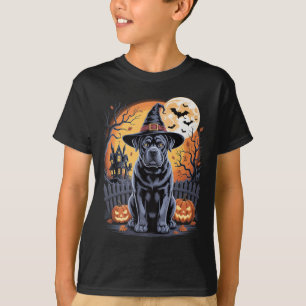 Cane Corso Halloween Y Dog Witch Moon Premium  T-Shirt