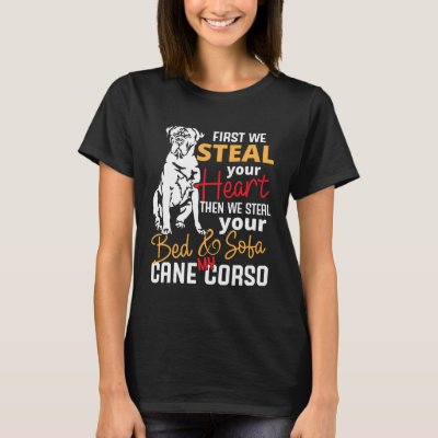 Cane Corso Heart Bed Sofa  Slogan T-Shirt