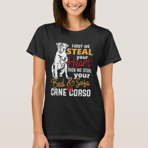 Cane Corso Heart Bed Sofa  Slogan T-Shirt