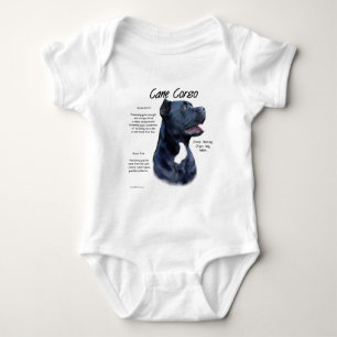 Cane Corso History Baby Bodysuit