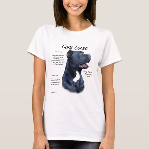 Cane Corso History  T_Shirt