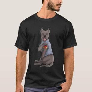 Cane Corso I Love Mom Tattoo Dog Shirt Funny Mothe