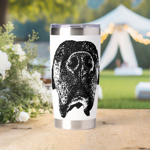 Cane Corso Ink Dog Art Head Portrait Mug Insulated Tumbler