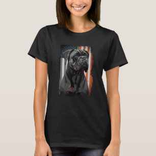 Cane Corso Italian Mastiff Dog Patriotic USA Ameri T-Shirt