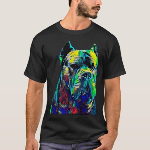 Cane Corso Italian Mastiff Head Dog Pet T_Shirt
