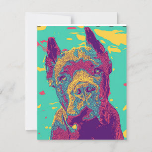 Cane Corso italian mastiff Note Card