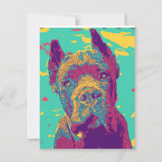 Cane Corso italian mastiff Note Card