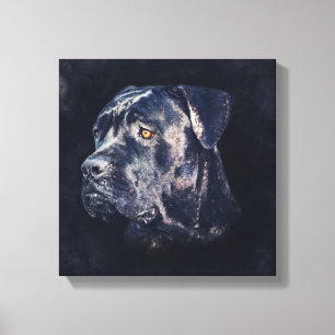 Cane Corso - Italian Mastiff Portrait Canvas Print