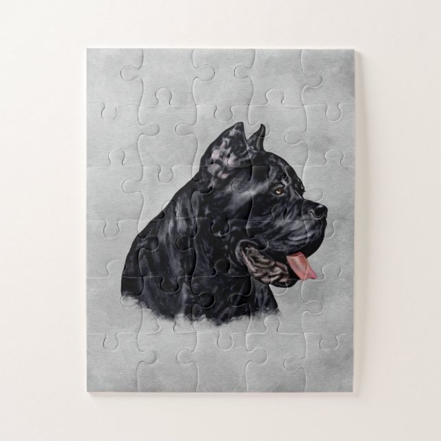 Cane Corso - Italian Mastiff Portrait Jigsaw Puzzle (Vertical)