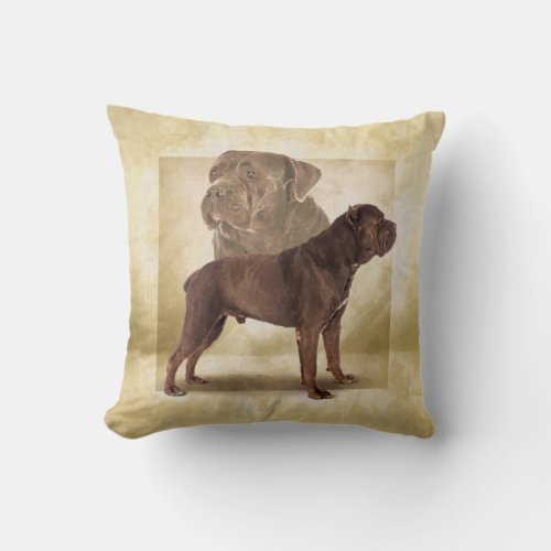 Cane Corso _ Italian Mastiff Throw Pillow