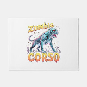 Cane Corso Italian Mastiff Zombie Dog Halloween Es Doormat