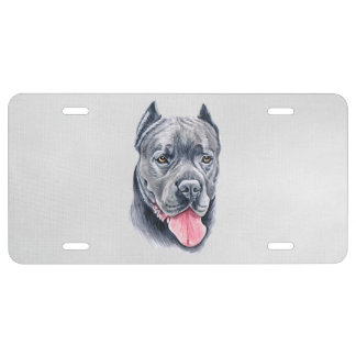 Cane Corso License Plate