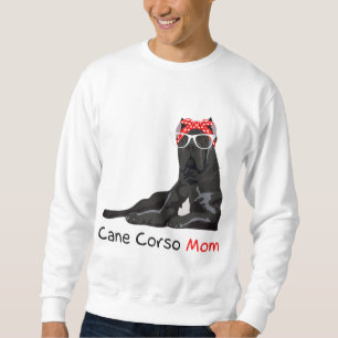 Cane Corso Mom Bandana Womens Cane Corso Dog Sweatshirt