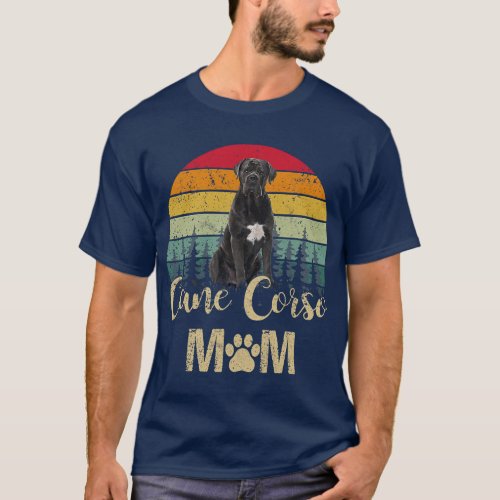 Cane Corso Mom Dog Lovers Mother Day Gift Cute gif T_Shirt