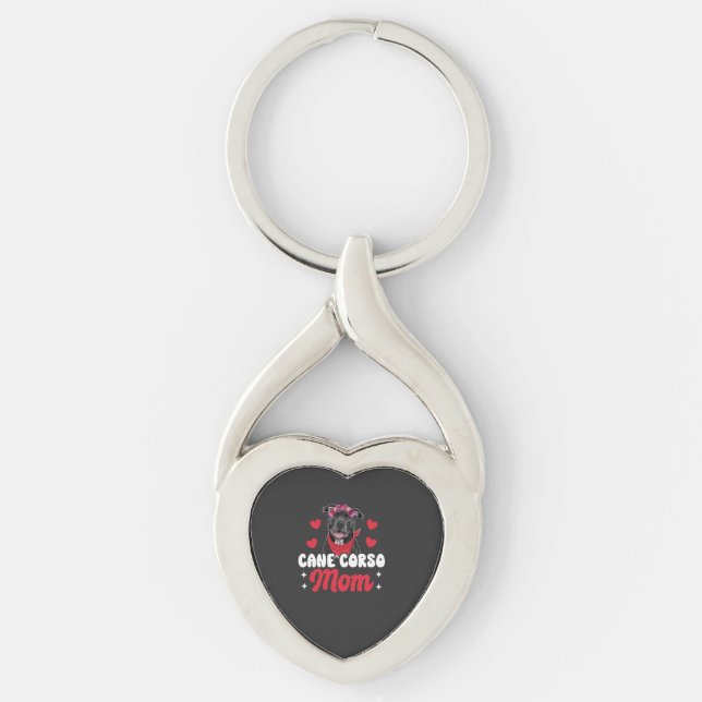 Cane Corso Mom Keychain (Front)