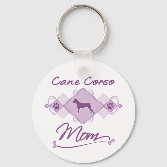 Cane Corso Mom Keychain (Front)