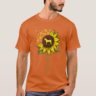 Cane Corso Mom Sunflower Italian Mastiff Gifts Dog T-Shirt