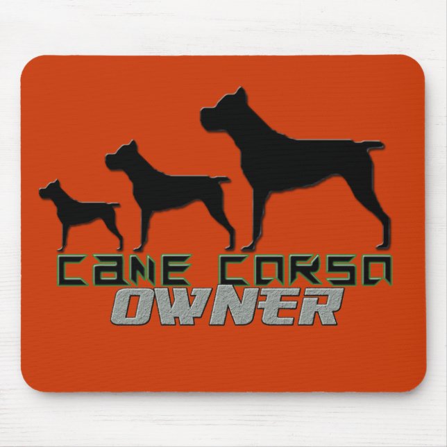 Cane Corso Owner Mousepad (Front)