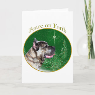 Cane Corso Peace Holiday Card
