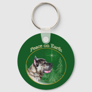 Cane Corso Peace Keychain