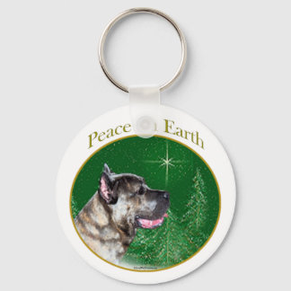 Cane Corso Peace Keychain